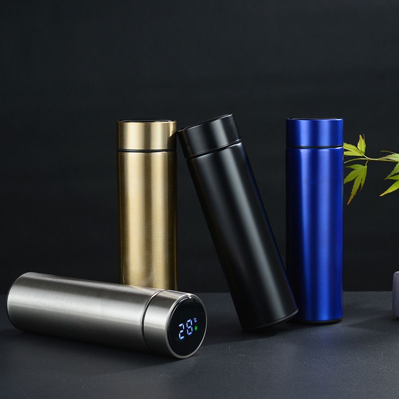 304 Stainless Steel Insulated Tumbler with Temperature Display for Tea