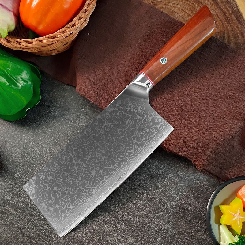 Damascus chef knife set, Japanese style