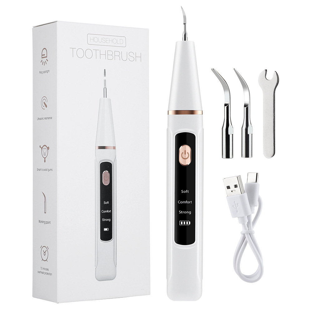 Ultrasonic electric dental cleaner device