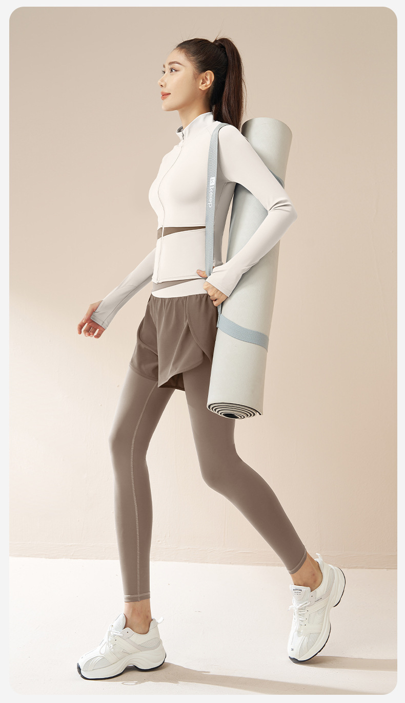 Juyitang Herbst-Winter Sportkleid, schlanke Yoga-Bekleidung