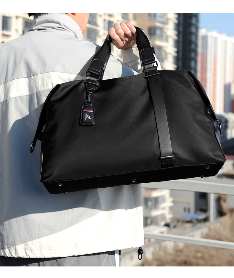 Waterproof travel bag, shoulder strap, fabric