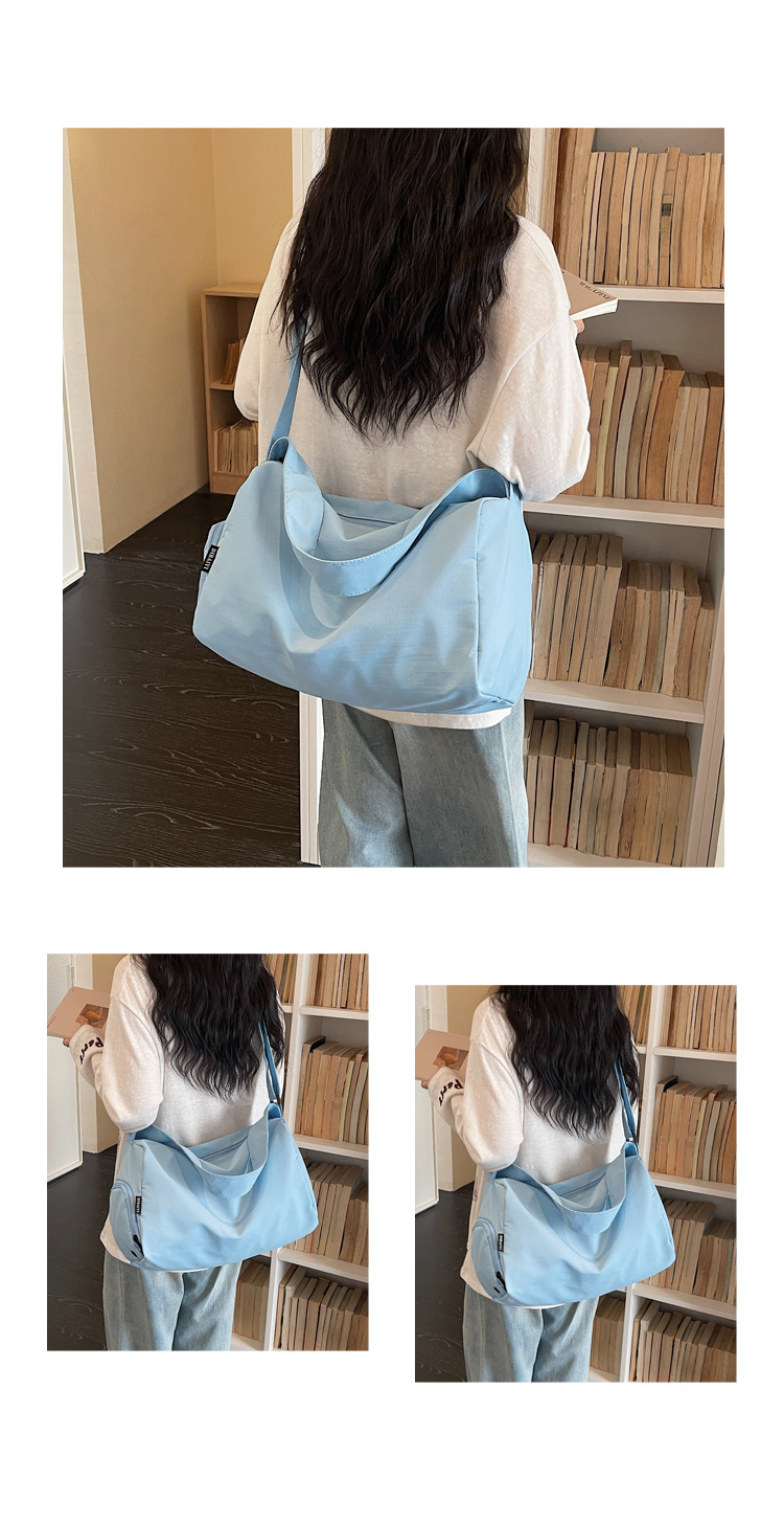 Soft Crossbody Tote Travel Bag, Waterproof Large Capacity