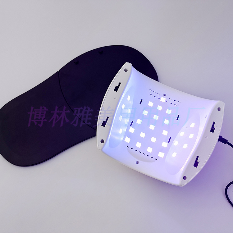 LED/UV nail curing lamp with slipper design, hands and feet