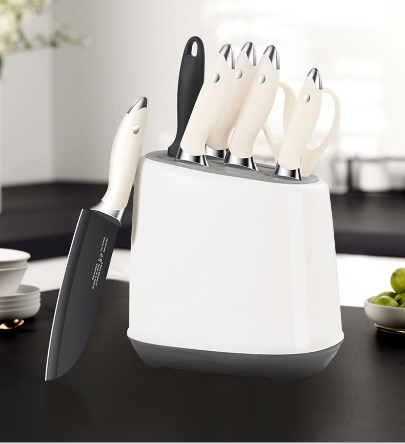 Edelstahl-Fleischmesserset mit Messerhalter