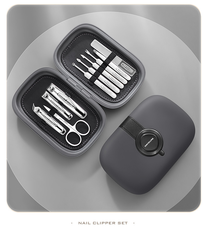 German stainless steel nail scissors, manicure set, 5-piece