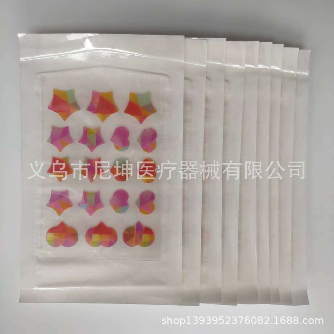 【卡通痘痘贴】亚马逊去痘贴时尚遮痘贴去粉刺水凝胶化妆贴源头工