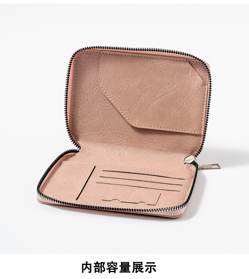 RFID passport holder with travel document storage