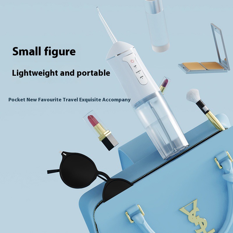 Electric dental cleaner, portable oral irrigator