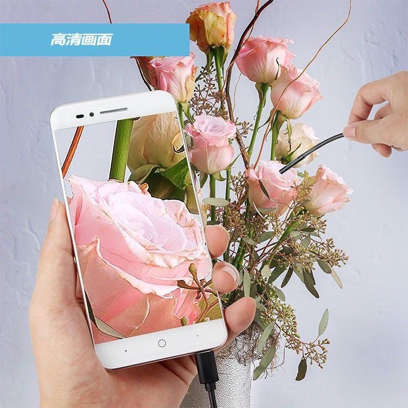 Type-C Android endoskop kamerası, ultra HD, oto tamircisi ve boru kontrolü için