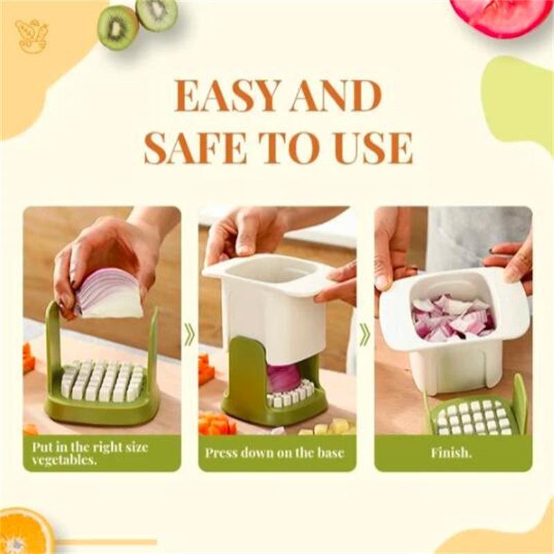 Çok fonksiyonlu sebze kesici paslanmaz çelik basmalı