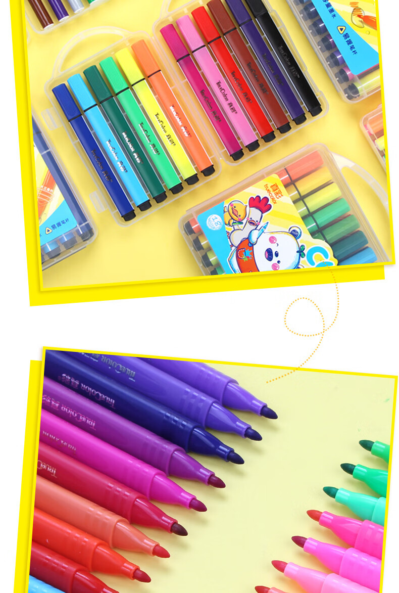 Aquarellstift-Set für Kinder, waschbares Kunstset
