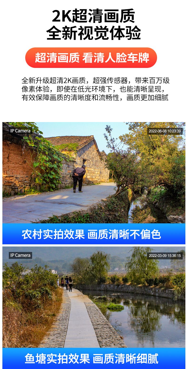 Qiao An 360° kablosuz kamera gece görüşlü HD