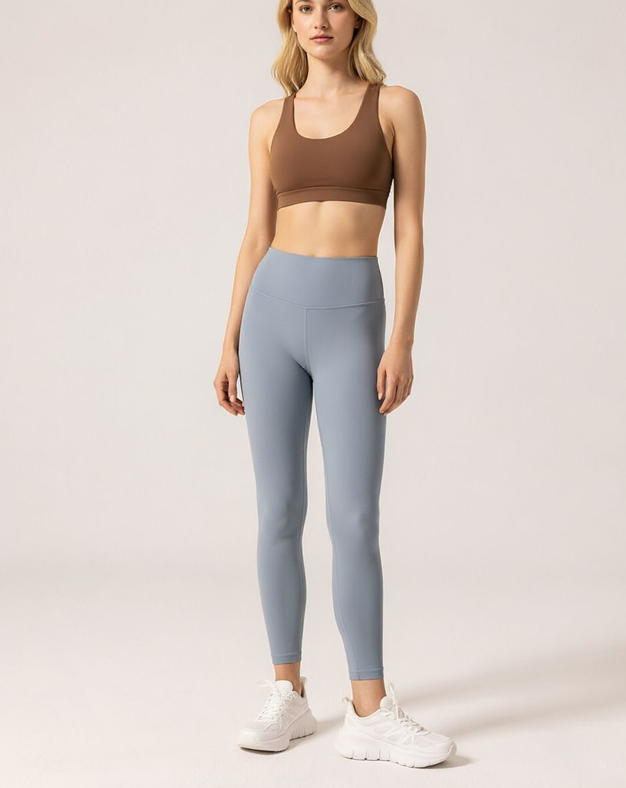 Seamless yoga pants women's high-waist hip-lift UV protection