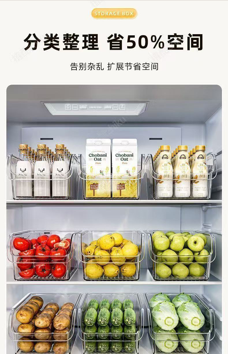 Kühlschrank-Organizer Schublade Gemüse-Obst-Lagerbox