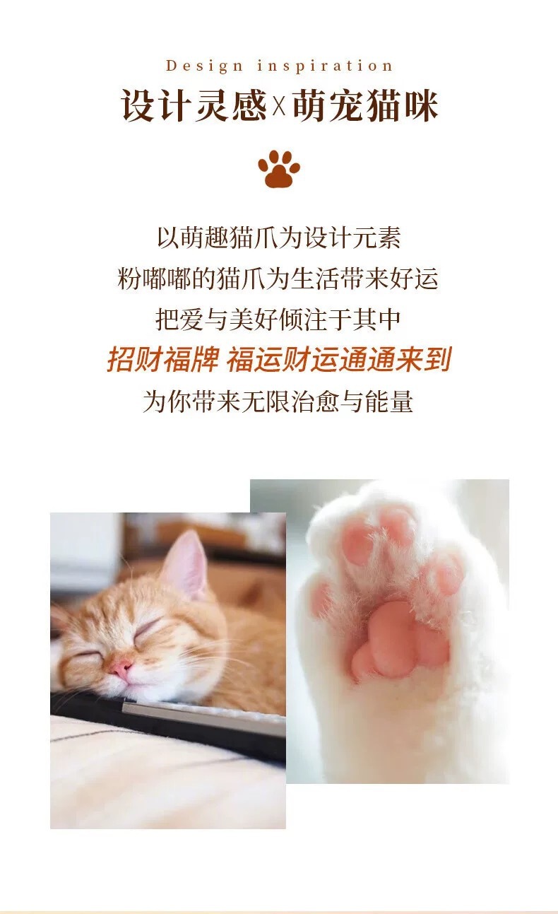 Şanslı kedi pençe S999 gümüş kolye, kedi göz taşı