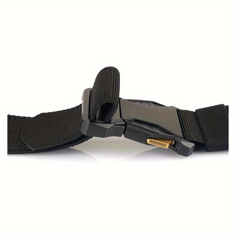 Men's tactical belt, nylon canvas, multifunctional