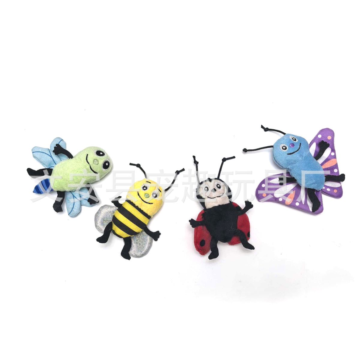 Cat toy catnip ladybug bee butterfly