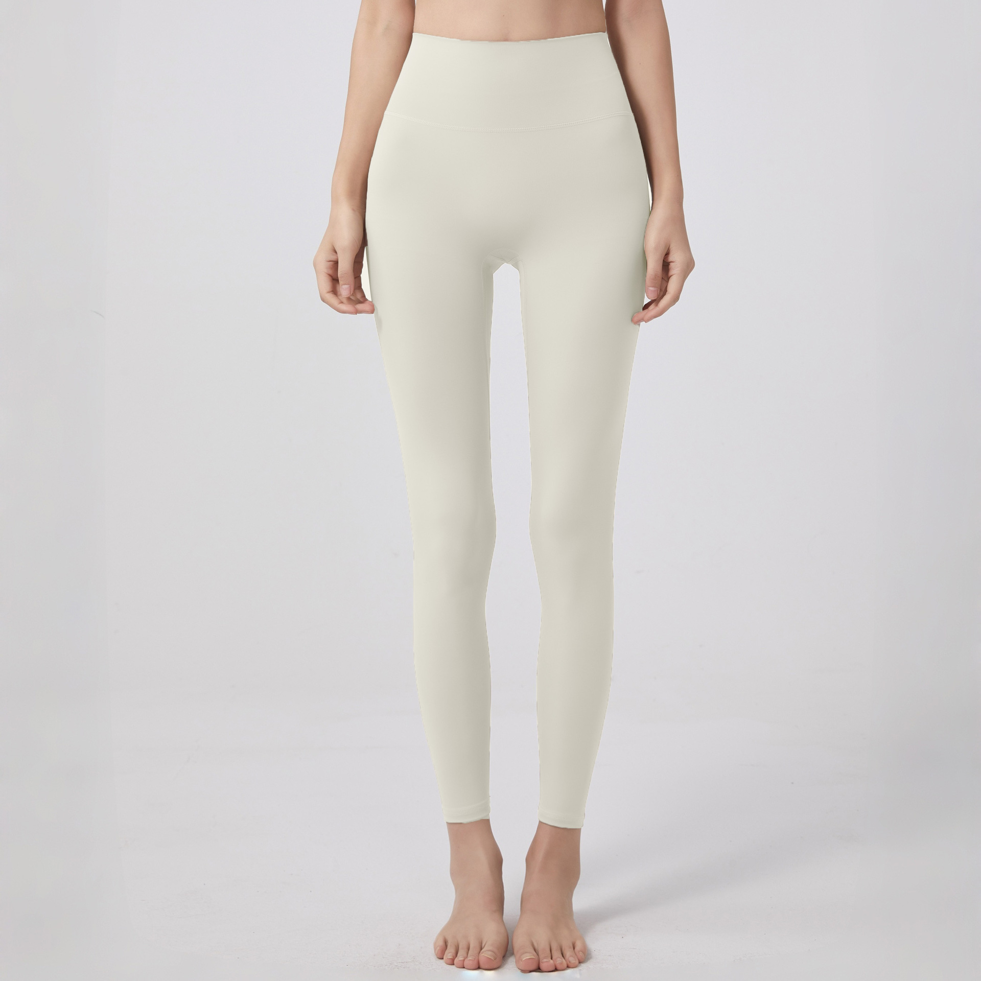 Nackte Yoga-Leggings, hohe Taille, nahtlos, Sommer schlank