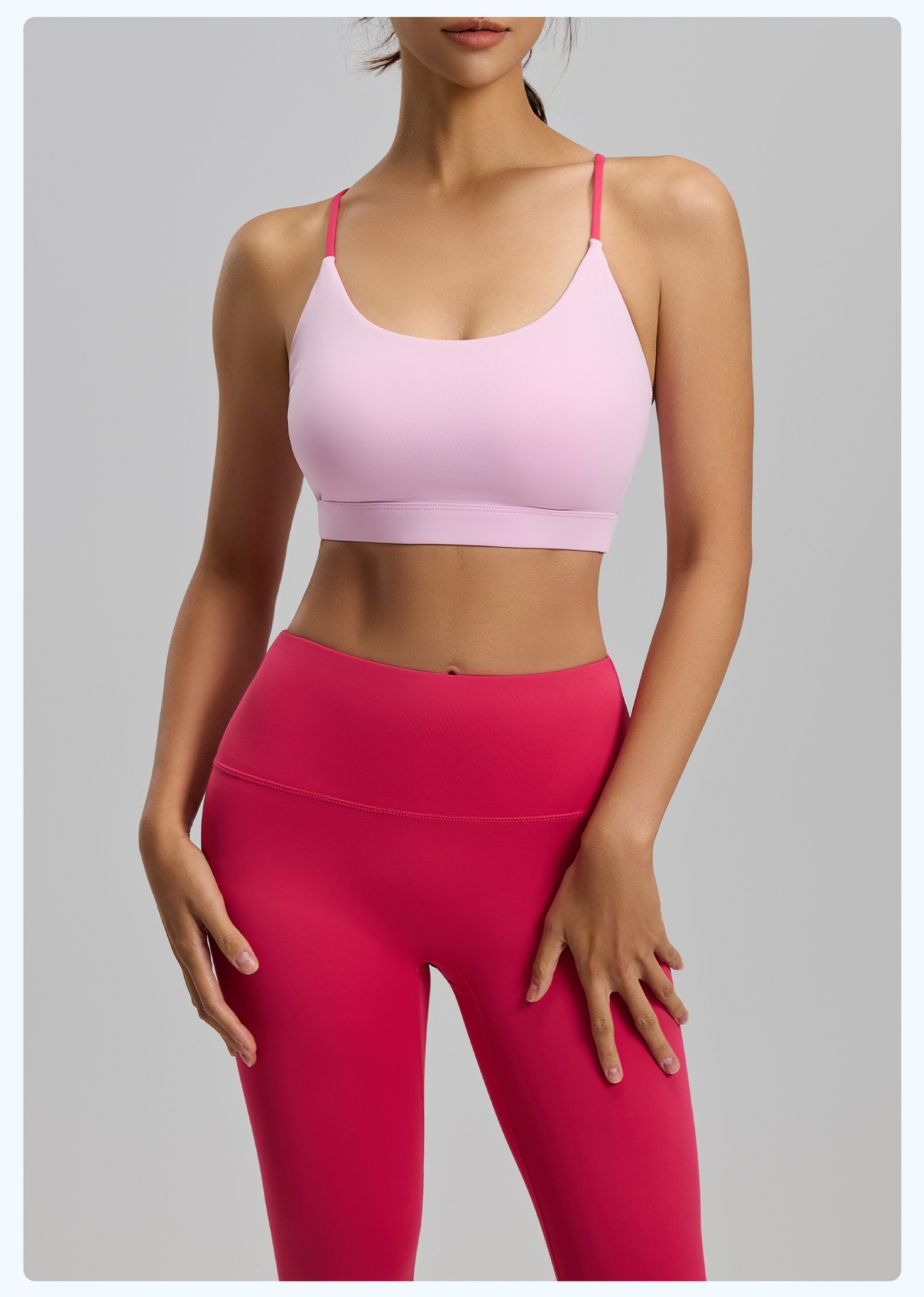 Damen-Yoga-Set, atmungsaktiv, hohe Stabilität