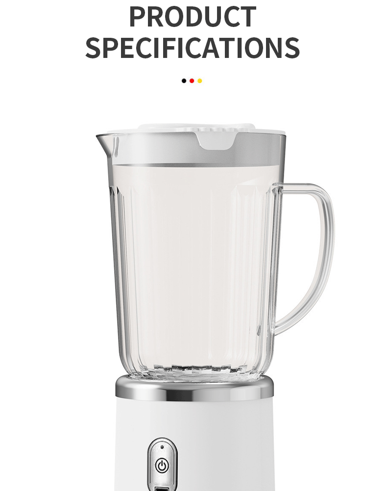 Portable juicer blender with ice crusher, multifunctional