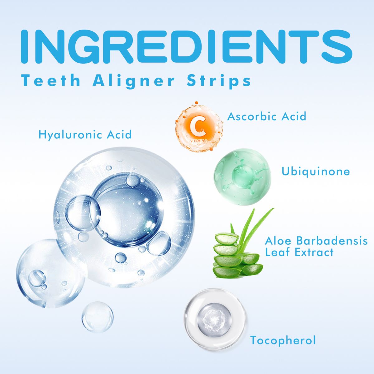 ORALHOE teeth whitening strips with plaque removal