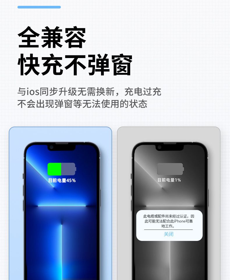 3-in-1 Datenkabel 66W, kompatibel mit Apple, Huawei, Xiaomi, OPPO