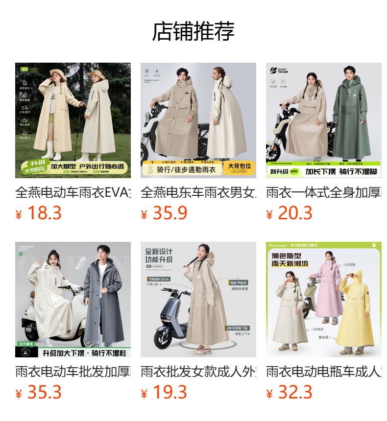 Motorcycle raincoat, adult full body one-piece poncho