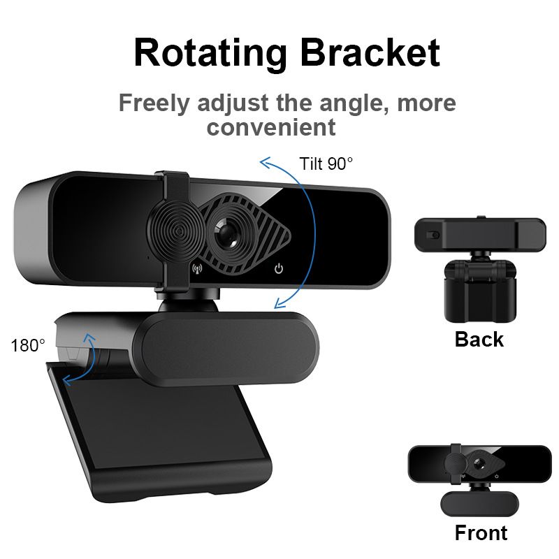 2K/4K USB-Webcam, Plug & Play, mit Mikrofon