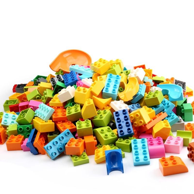 Büyük parçalı yapı taşları 3-6 yaş, eğitici puzzle