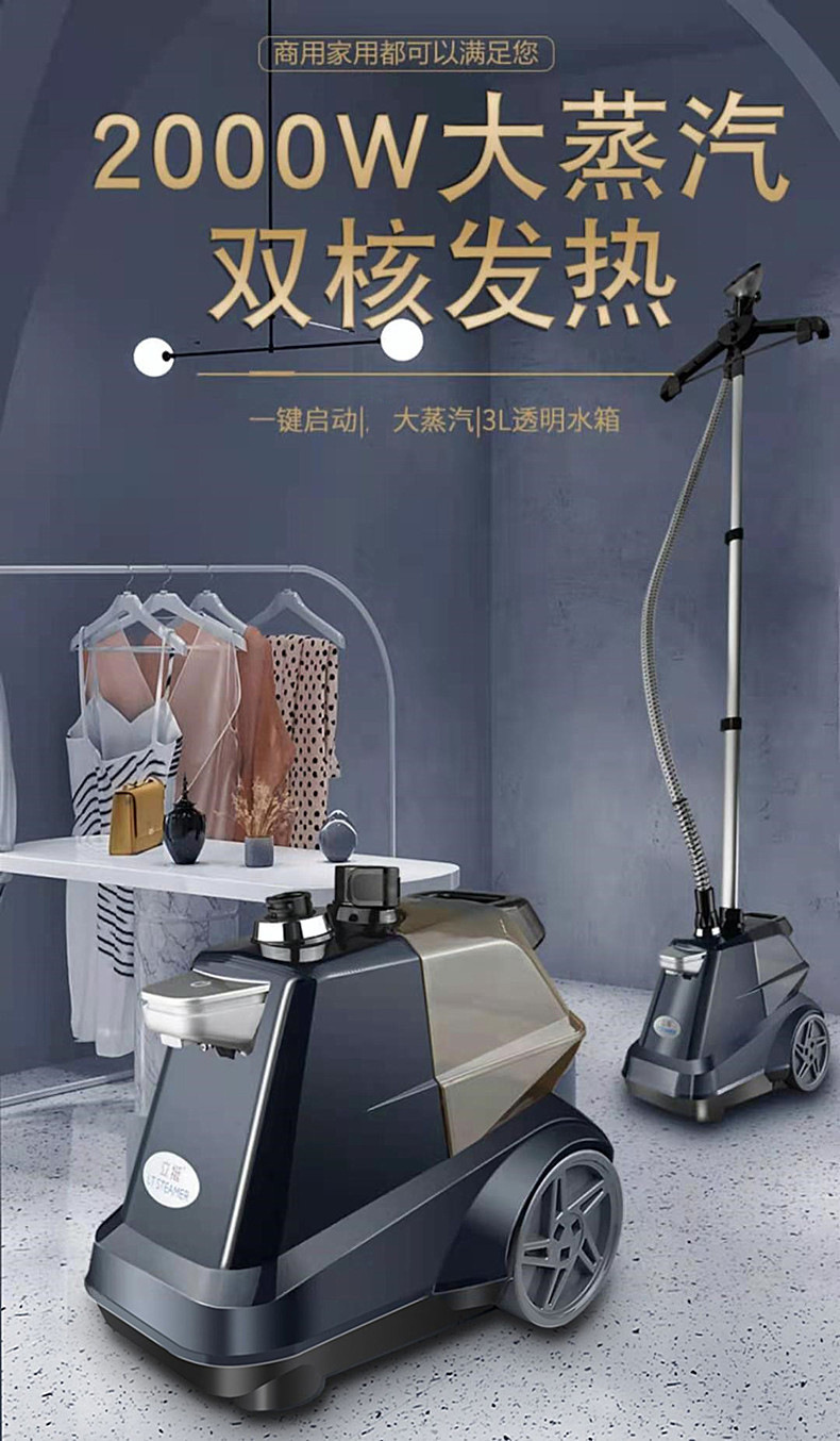 Vertical Garment Steamer for Commercial and Home Use