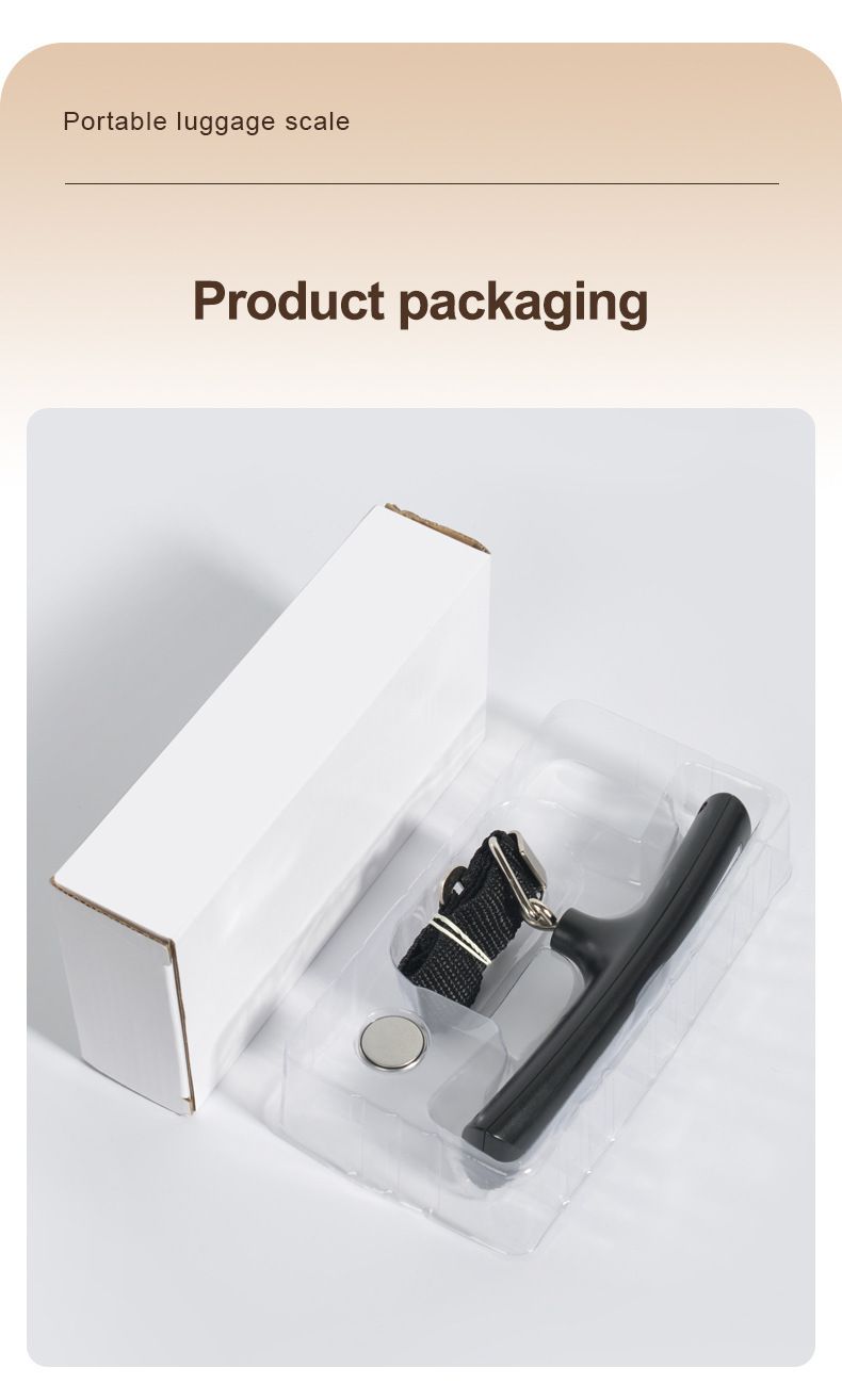Portable Luggage Scale with Hook, High Precision