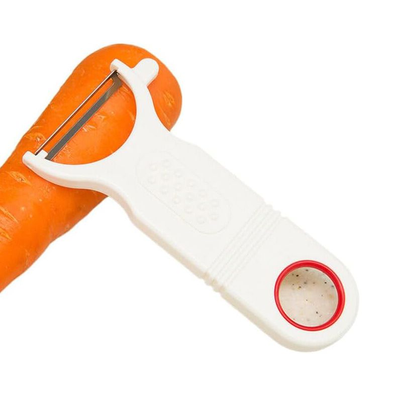 Stainless steel kitchen peeler, multifunctional