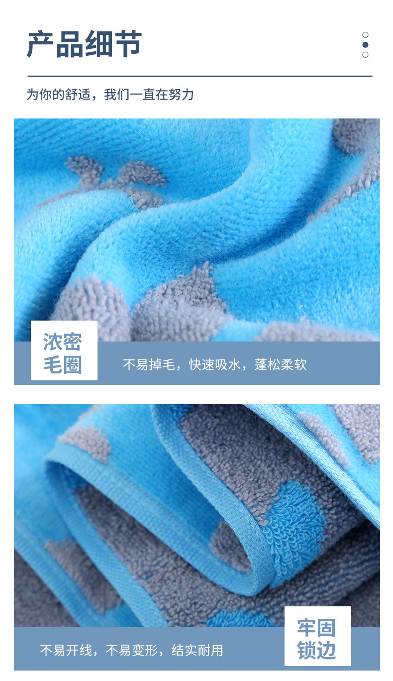 Pure cotton towel set, absorbent, bath and beach use