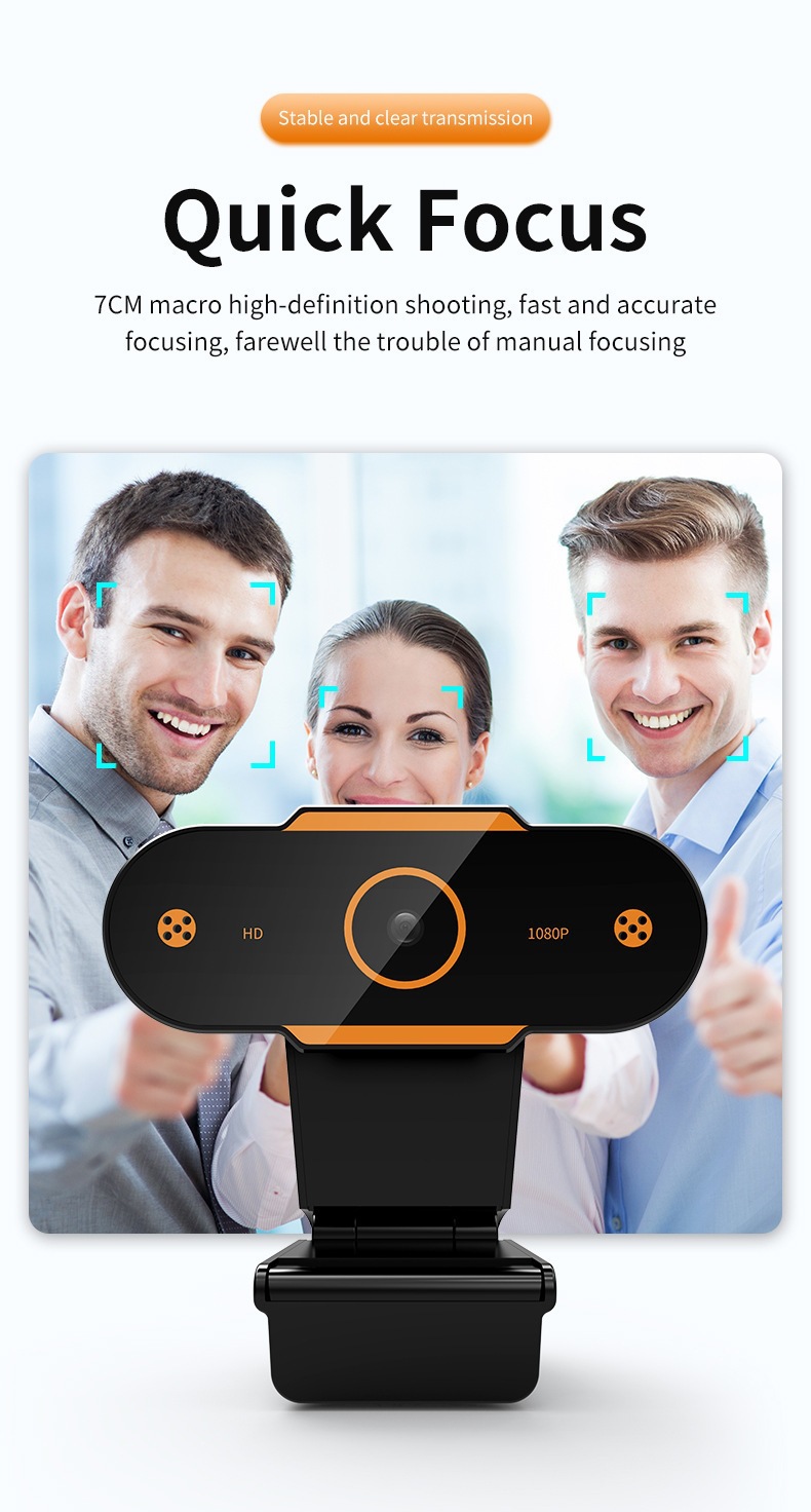 A11 4K 1080P USB webcam for video conferencing and chat