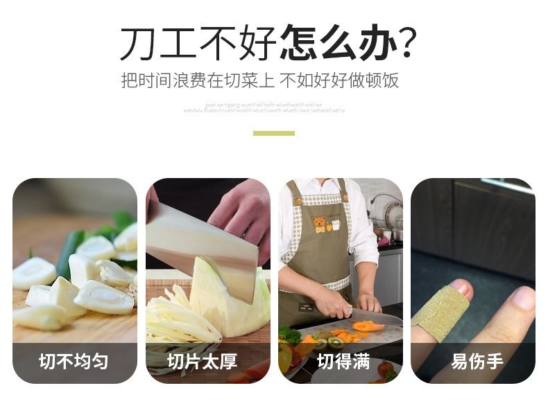 Slicer V-tipi sebze doğrayıcı, 5 fonksiyonlu