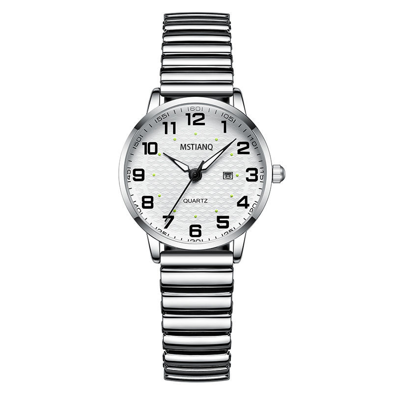 Seniorenuhr für Paare, Quarz, große Ziffern, wasserdicht, Mom & Dad Modelle