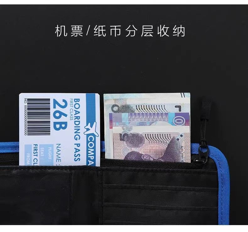 Pasaport çantası RFID korumalı, hafif, dayanıklı