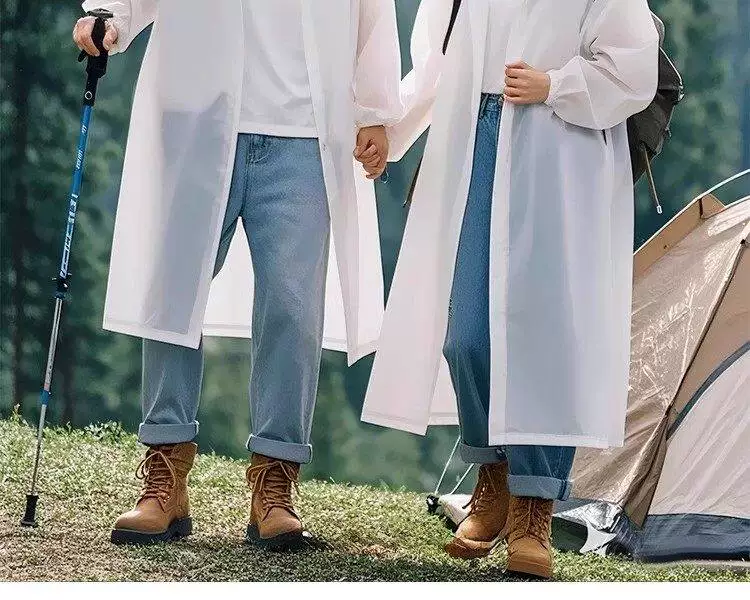 Einweg-Regenmantel, Ganzkörperschutz, verstärkt lang, Unisex