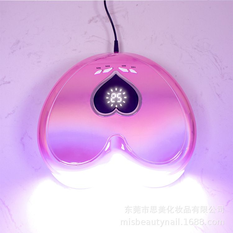 Professional UV nail lamp, dual light source, cordless