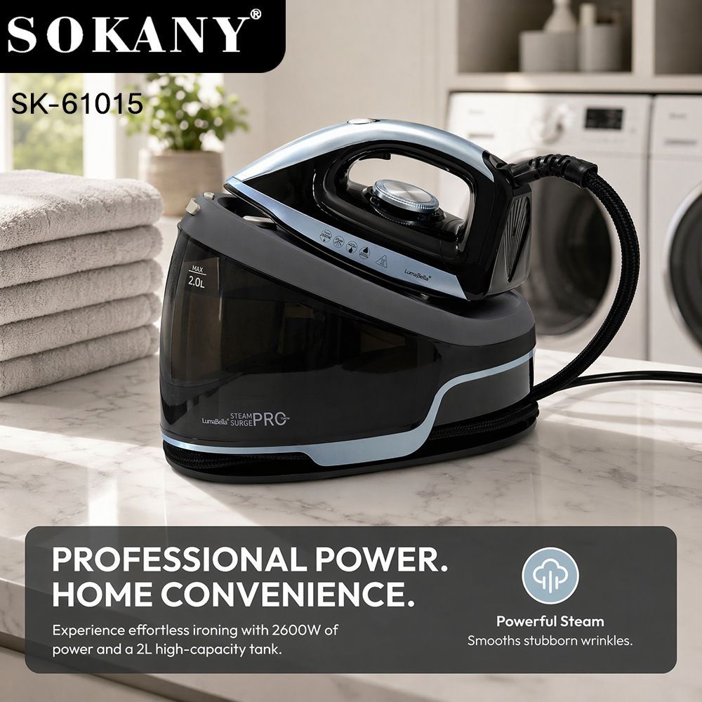 Portable pressure steam iron handheld high power