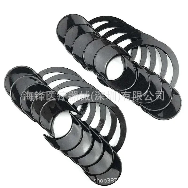 Dental mouth opener, C-shaped, disposable
