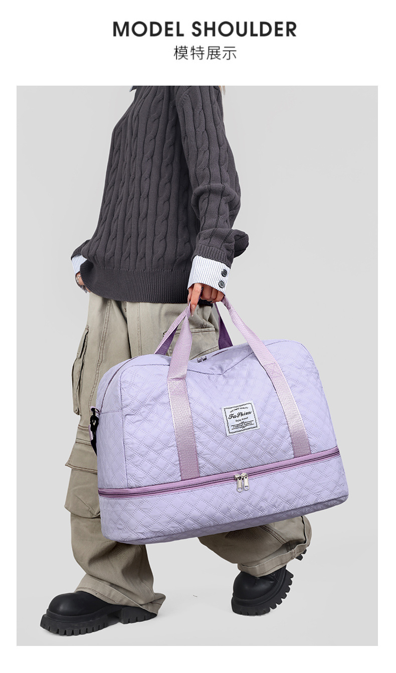 Travel bag large capacity lightweight portable handbag