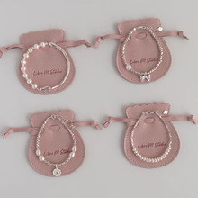 Damen-Armband aus 925er Silber mit Perlen, Luxus