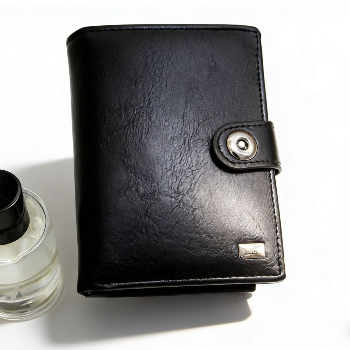 Portable passport holder with buckle, lightweight travel