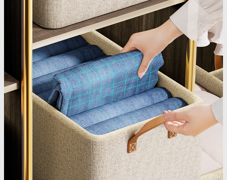 Fabric Clothing Storage Box, Home Organizer for Pants and Items