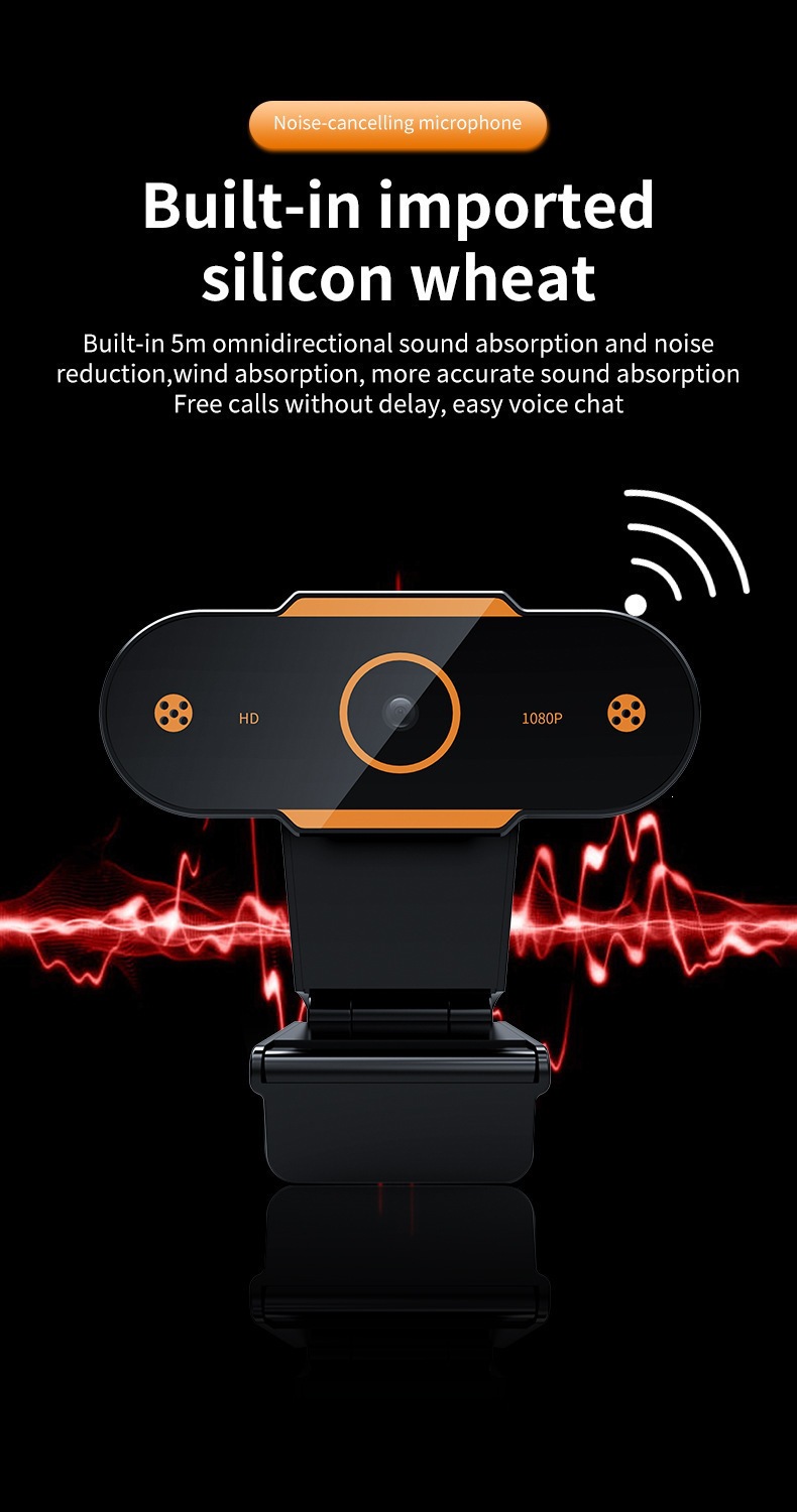 A11 4K 1080P USB webcam for video conferencing and chat