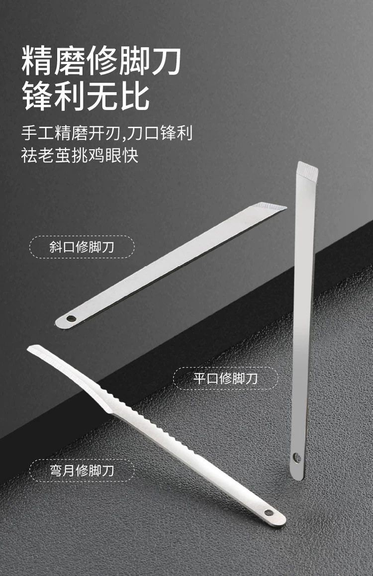 Stainless steel 19-piece nail care kit
