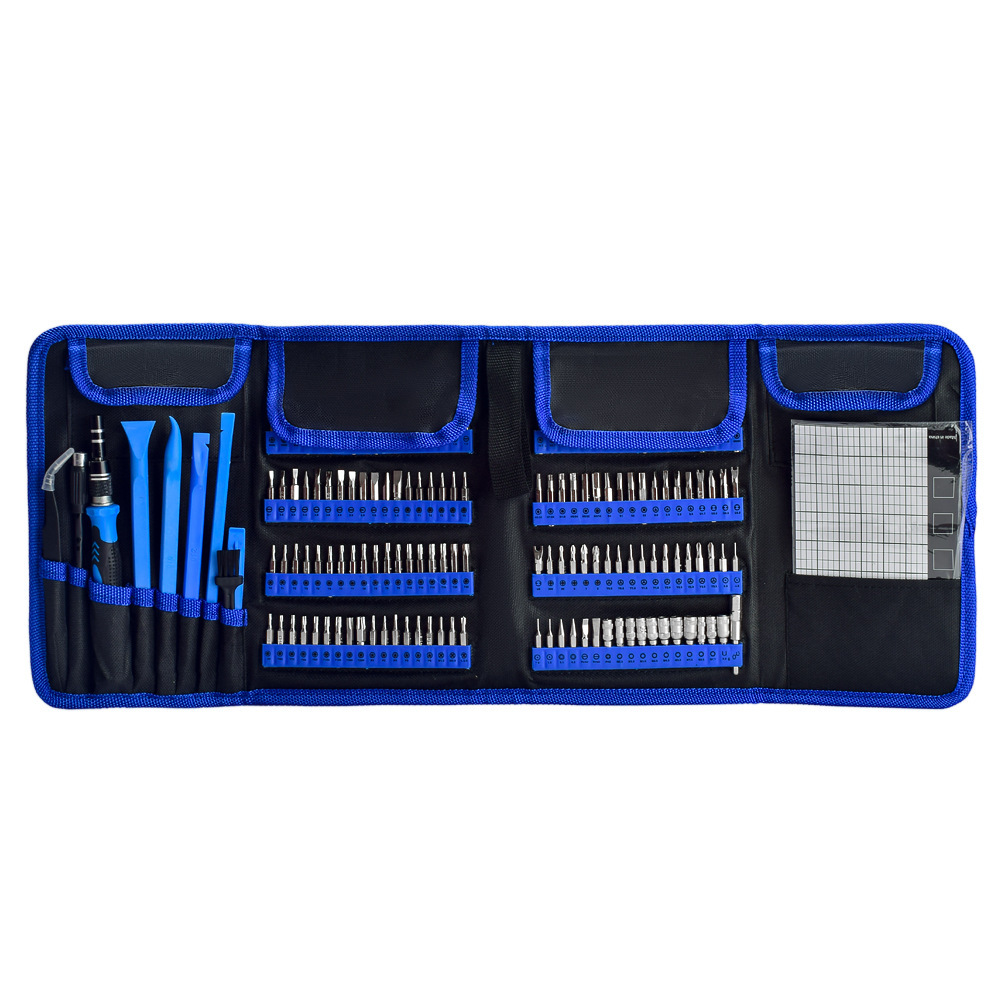 168-piece screwdriver set, portable, canvas bag