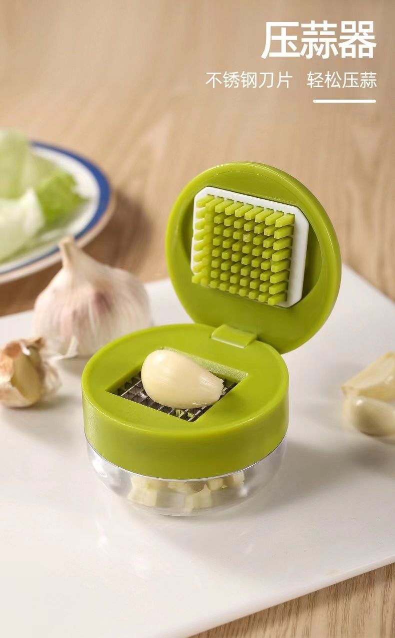 Mini-Knoblauchpresse und Zerkleinerer