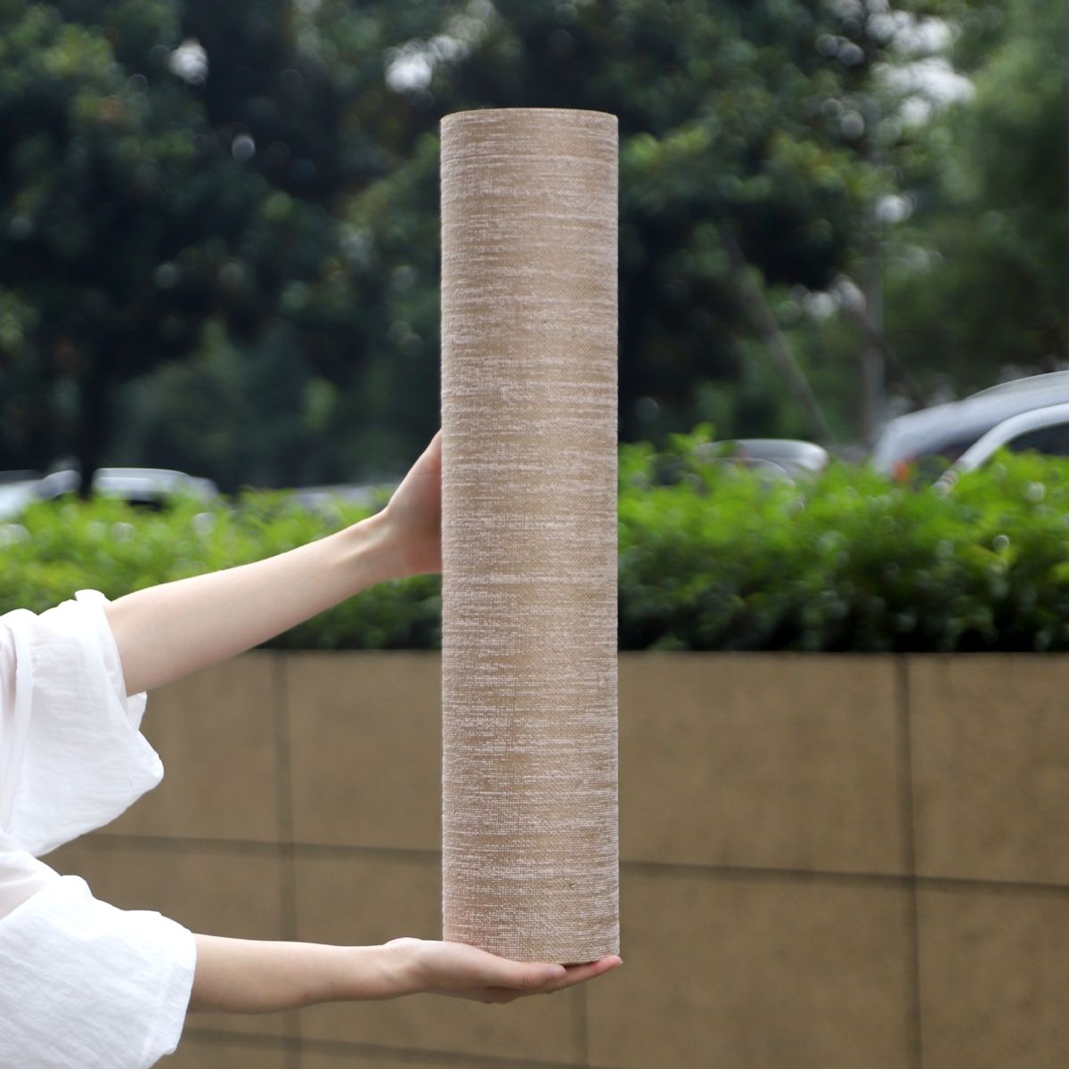 PVC keten yoga matı, kaymaz, terletmeyen, ses yalıtımlı